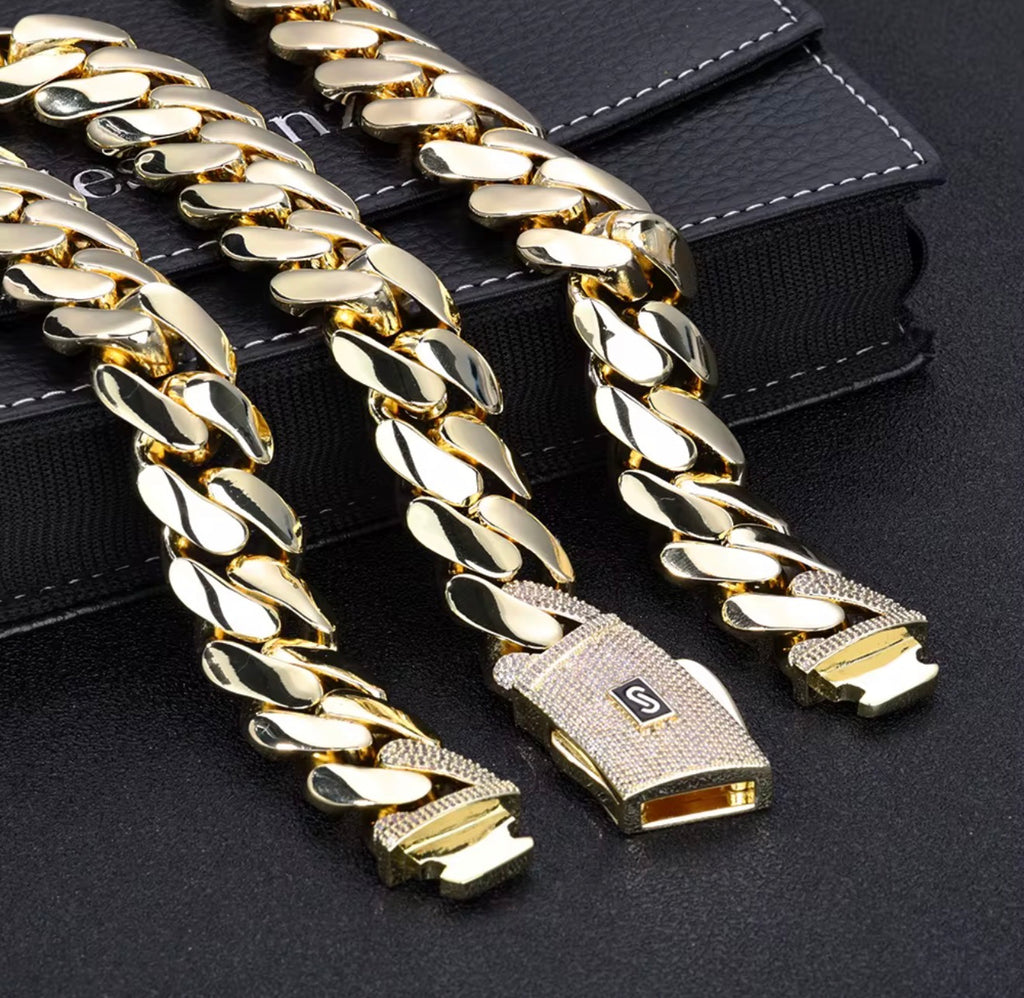 Monaco chain , 20mm, 22 inch