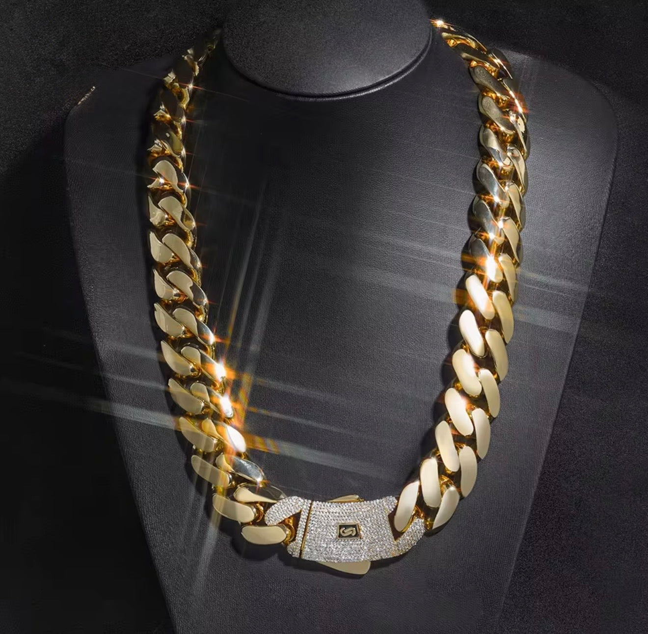 Monaco chain , 20mm, 22 inch