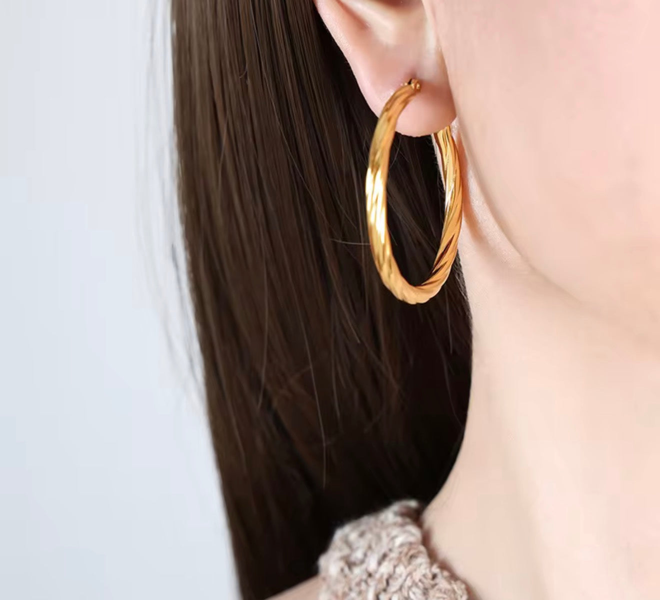 Loop Twist Dough Earrings