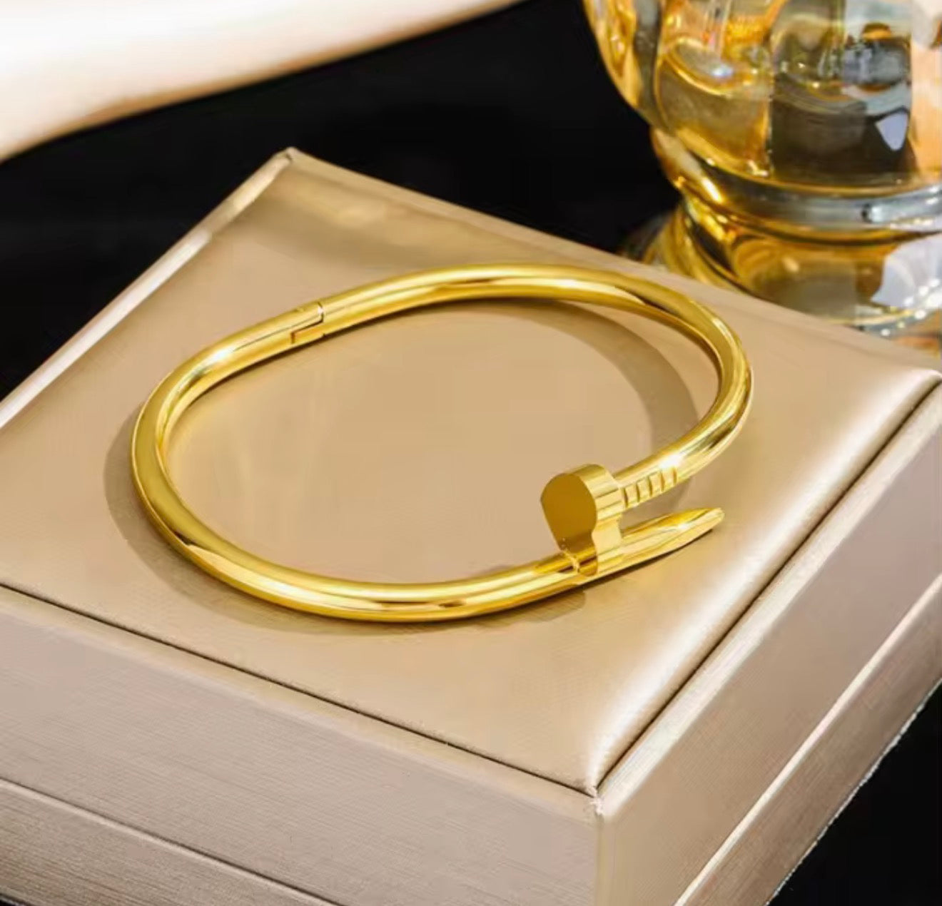 Nail Bangle Bracelet