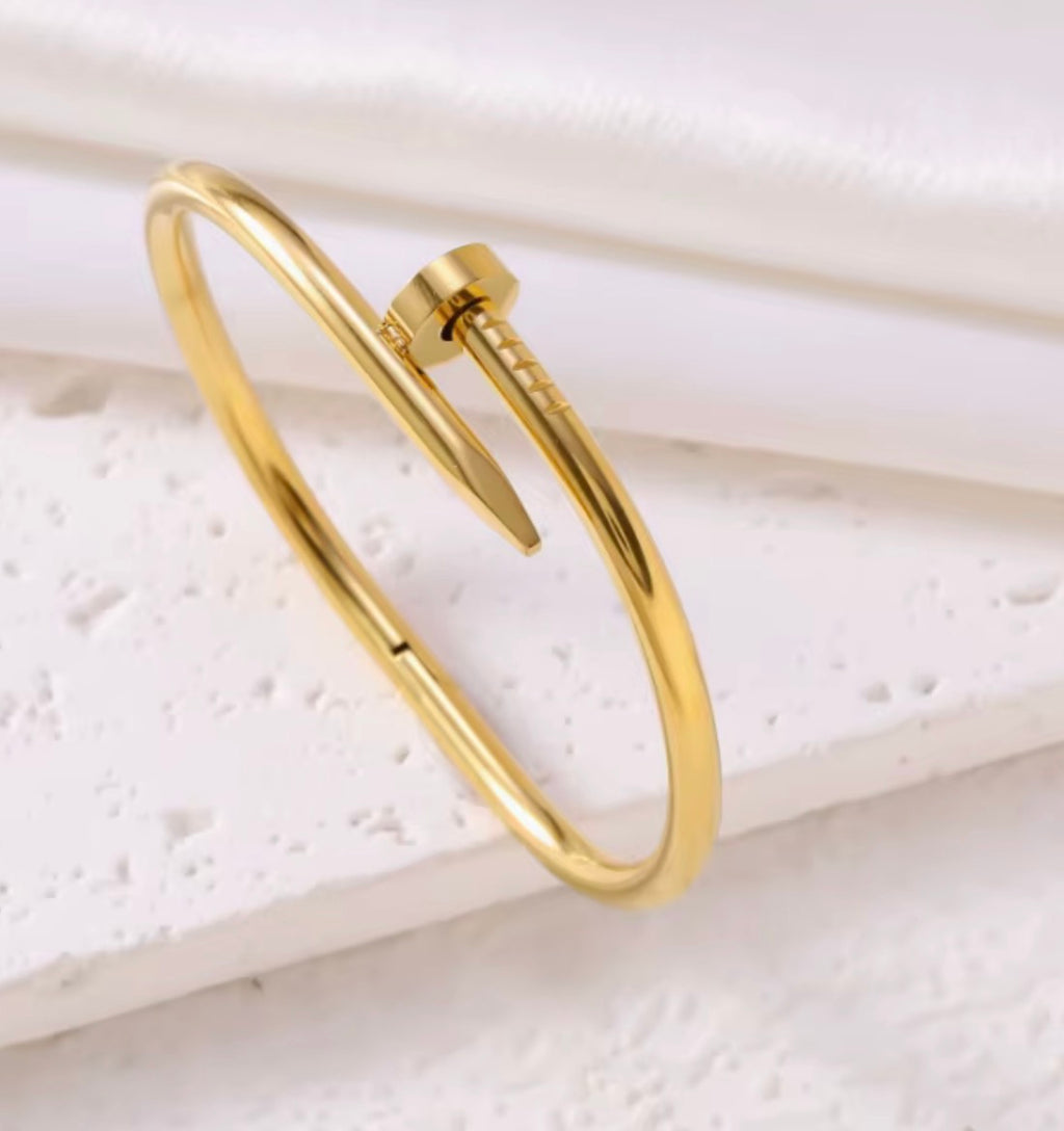 Nail Bangle Bracelet