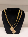 Snake necklace 24” 18k GP