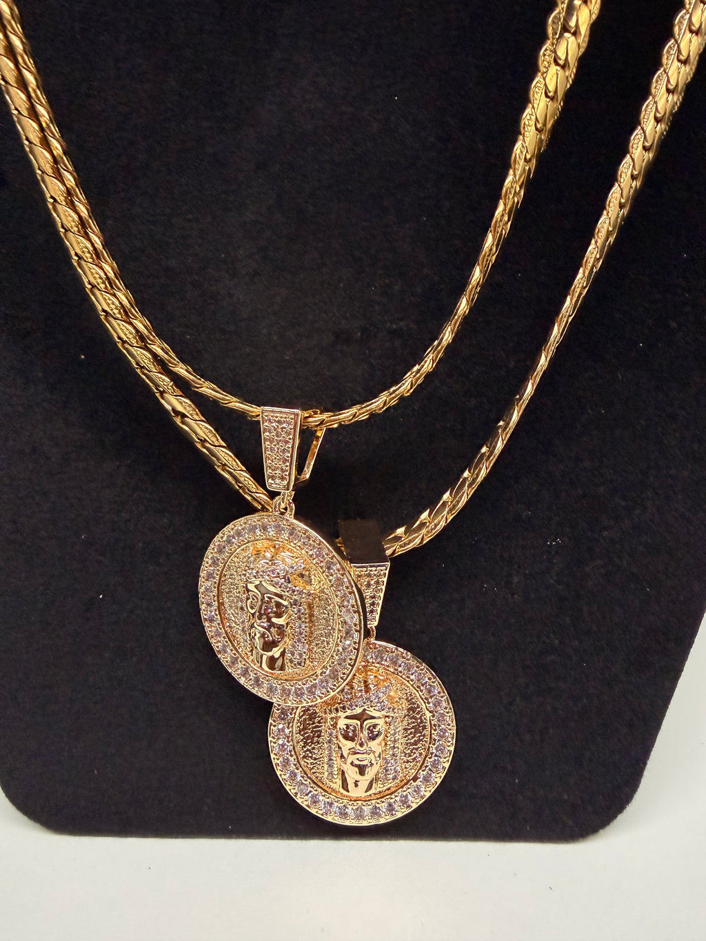 Snake necklace 24” 18k GP